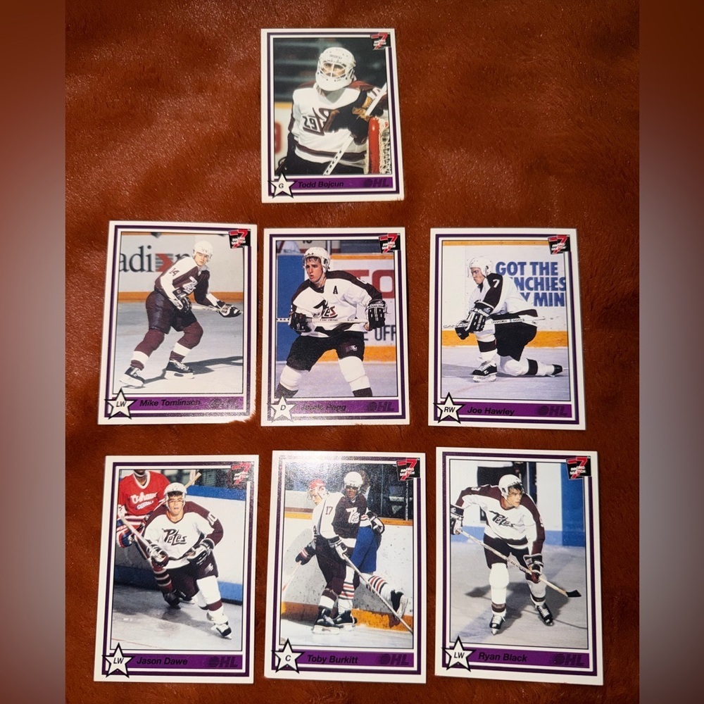 1991 Peterborough Petes OHL Hockey Trading Card Collection